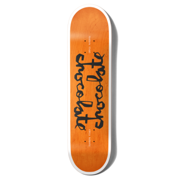 CHOCOLATE CHOCOLATE DECK ROBERTS TWIN CHUNK ORANGE 8.25 X 31.875