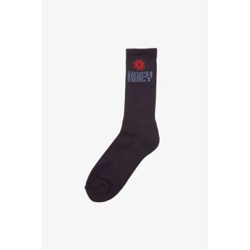 OBEY CORSAGE SOCKS dark navy