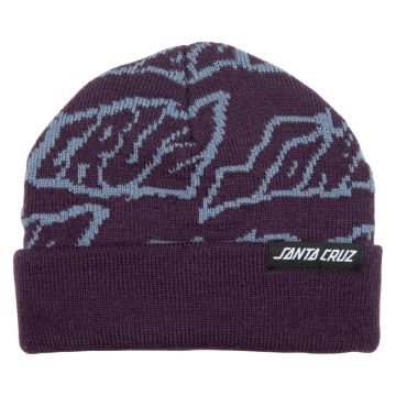 SANTA CRUZ CREEP REPEAT BEANIE blackcurrant