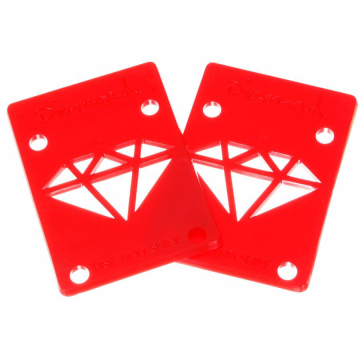 DIAMOND DIAMOND PADS (JEU DE 2) RISE & SHINE RED 0.875 POUCE