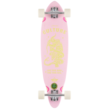 DUSTERS DUSTERS COMPLETE LONGBOARD CULTURE 33 PINK YELLOW