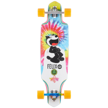 DUSTERS DUSTERS COMPLETE LONGBOARD CHANNEL FELIX 34 TIE DYE