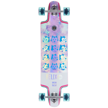 DUSTERS DUSTERS COMPLETE LONGBOARD FELIX CHROME 36 HOLOGRAPHIC