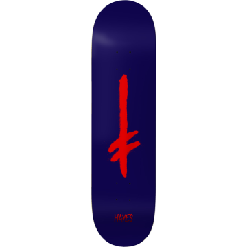 DEATHWISH DEATHWISH DECK CREDO JH NAVY RED FOIL 8.0 X 31.5