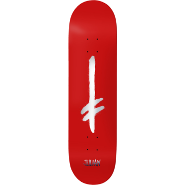 DEATHWISH DEATHWISH DECK CREDO JU RED SIL FOIL 8.125 X 31.5