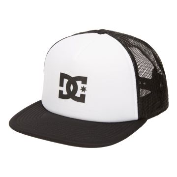 GAS STATION CAP white black