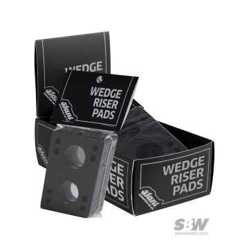 GLOBE SLANT WEDGE RISERS black