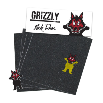GRIZZLY GRIZZLY GRIP PLAQUE PRO NICK TUCKER WOLF PACK 9 X 33