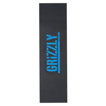 GRIZZLY GRIZZLY GRIP PLAQUE STAMP PRINT BLUE 9 X 33