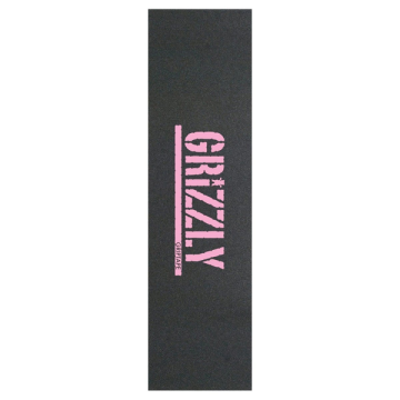 GRIZZLY GRIZZLY GRIP PLAQUE STAMP PRINT PINK 9 X 33