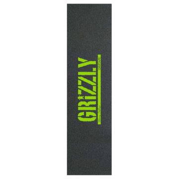 GRIZZLY GRIZZLY GRIP PLAQUE STAMP PRO MANNY SANTIAGO GREEN 9 X 33
