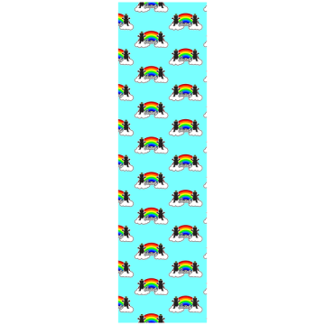 GRIZZLY GRIZZLY GRIP PLAQUE OVER THE RAINBOW BLUE 9 X 33