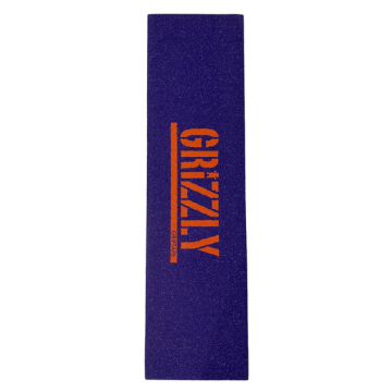 GRIZZLY GRIZZLY GRIP PLAQUE STAMP PURPLE ORANGE 9 X 33