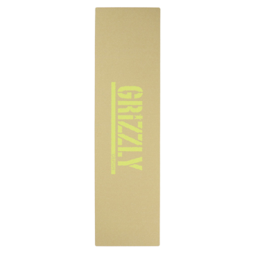 GRIZZLY GRIZZLY GRIP PLAQUE STAMP SAND YELLOW 9 X 33