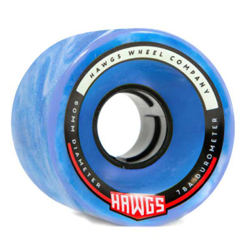 HAWGS WHEELS HAWGS WHEELS (JEU DE 4) 60MM CHUBBY 78A BLUE WHITE
