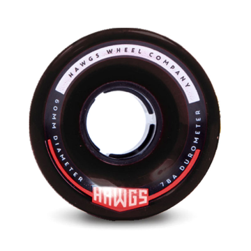 HAWGS WHEELS HAWGS WHEELS (JEU DE 4) 60MM CHUBBY 78A BLACK