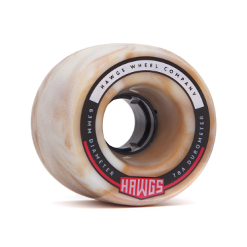 HAWGS WHEELS HAWGS WHEELS (JEU DE 4) 63MM FATTY 78A GREY WHITE