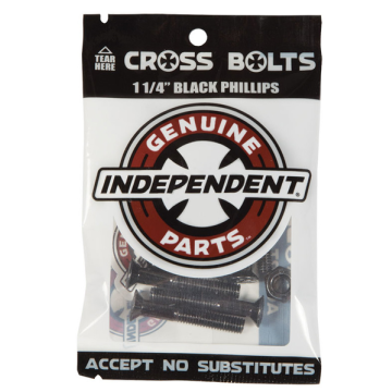 INDY INDEPENDENT VISSERIE (JEU DE 8) GP PHILLIPS 1.25 POUCE BLACK