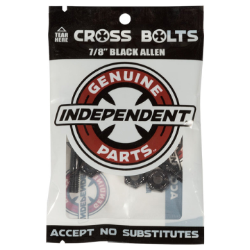 INDY INDEPENDENT VISSERIE (JEU DE 8) GP ALLEN 0.875 POUCE BLACK
