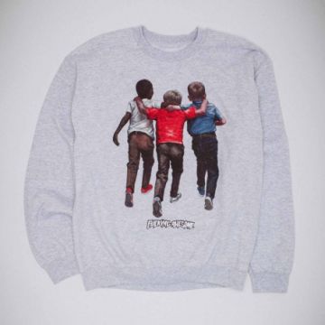 KIDS ARE ALRIGHT CREW heather grey