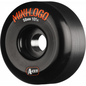 MINI LOGO MINI LOGO WHEELS (JEU DE 4) 58MM A-CUT 101A BLACK