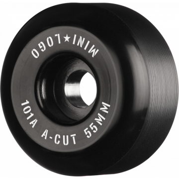 MINI LOGO MINI LOGO WHEELS (JEU DE 4) 55MM A-CUT II 101A BLACK