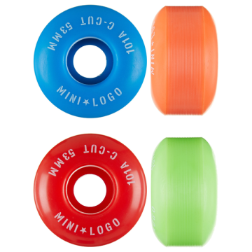 MINI LOGO MINI LOGO WHEELS (JEU DE 4) 53MM C-CUT II 101A
