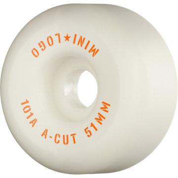MINI LOGO MINI LOGO WHEELS (JEU DE 4) 51MM A-CUT II 101A WHITE