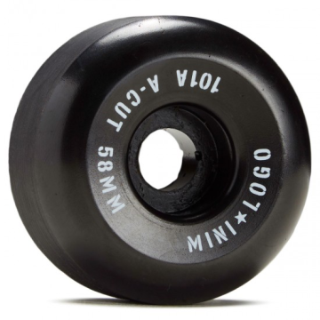 MINI LOGO MINI LOGO WHEELS (JEU DE 4) 58MM A-CUT II 101A BLACK