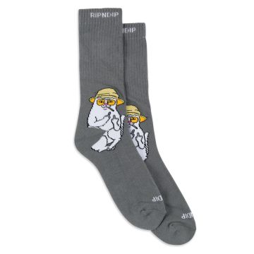 NERMAL S THOMPSON SOCKS charcoal