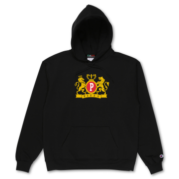 SWEAT CREST CHAMPION HOOD BLACK