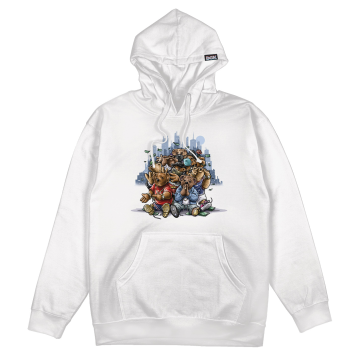 POSSE HOOD white