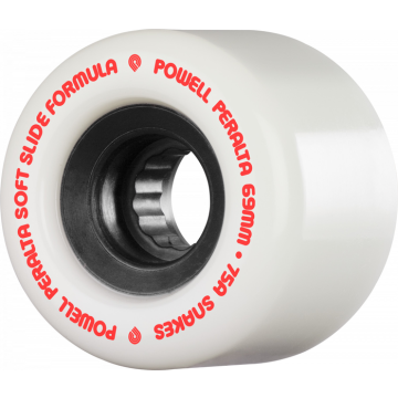 WHEELS (JEU DE 4) 69MM SNAKES II WHITE 75A