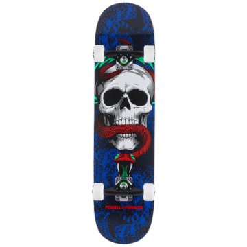 COMPLETE 7.75 X 31.08 SKULL & SNAKE ROYAL