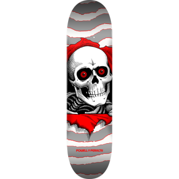 DECK PP RIPPER ONE OFF SILVER 8.0 X 31.45