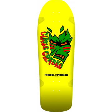 POWELL PERALTA POWELL PERALTA DECK REISSUE CLAUS BRABKE YELLOW 10.25 X 30.5
