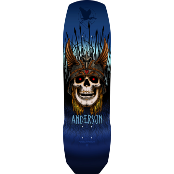 POWELL PERALTA POWELL PERALTA DECK ANDY ANDERSON HERON BLUE 9.13 X 32.8