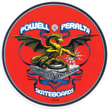 POWELL PERALTA POWELL PERALTA STICKERS BANNER DRAGON 4