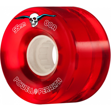 POWELL PERALTA POWELL PERALTA WHEELS (JEU DE 4) 55MM CLEAR 80A RED