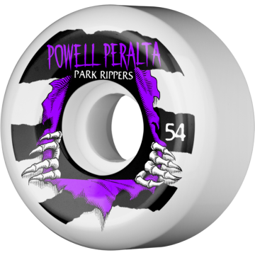 WHEELS (JEU DE 4) 54MM PARK RIPPER 2 WHITE