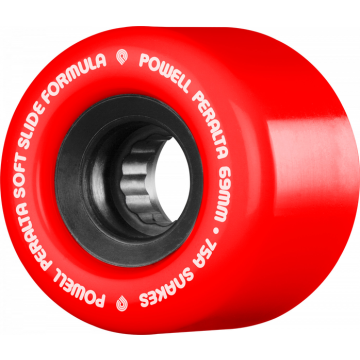 POWELL PERALTA POWELL PERALTA WHEELS (JEU DE 4) 69MM SNAKES II RED 75A