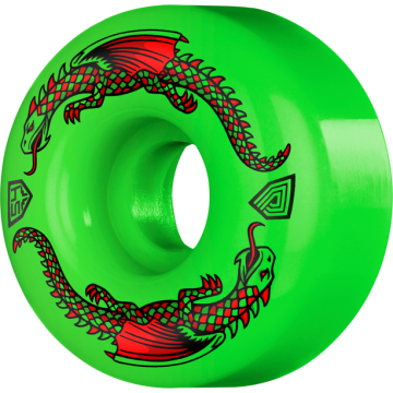 POWELL PERALTA POWELL PERALTA WHEELS (JEU DE 4) 54MM X 32 DRAGON GREEN 93A