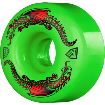 POWELL PERALTA POWELL PERALTA WHEELS (JEU DE 4) 54MM X 34 DRAGON GREEN 93A