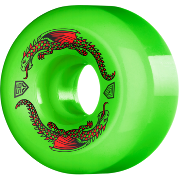 POWELL PERALTA POWELL PERALTA WHEELS (JEU DE 4) 56MM X 36 DRAGON GREEN 93A