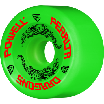 POWELL PERALTA POWELL PERALTA WHEELS (JEU DE 4) 64MM X 36 DRAGON GREEN 93A