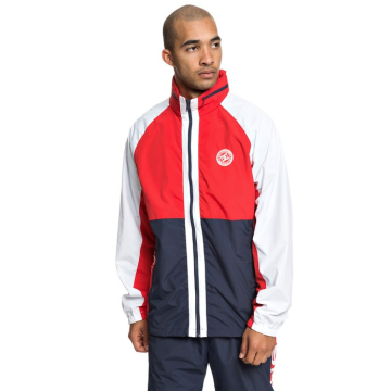 RAI TRACK TOP HAUT DE SURVETEMENT CAPUCHE DEPERLANT navy