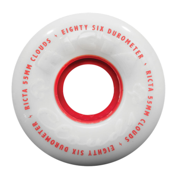 RICTA WHEELS RICTA WHEELS (JEU DE 4) 55MM CLOUDS RED 86A