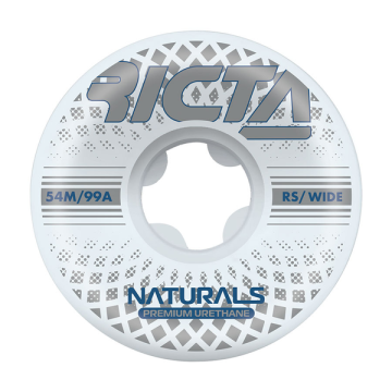  RICTA WHEELS (JEU DE 4) 54MM REFLECTIVE NATURALS WIDE 99A