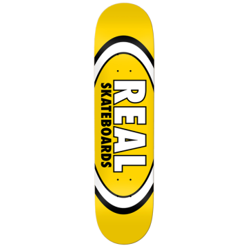 REAL REAL DECK TEAM CLASSIC OVAL YELLOW 8.06 X 31.8