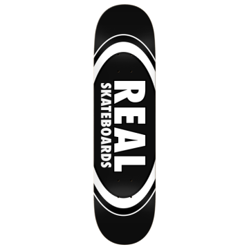REAL REAL DECK TEAM CLASSIC OVAL BLACK 8.25 X 32